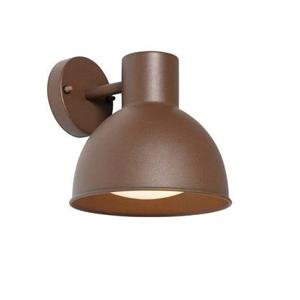 QAZQA Industriële buitenwandlamp roestbruin rond IP44 - Natas