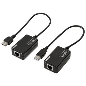 LogiLink UA0021D Extender (verlenging) USB 1.1 via netwerkkabel RJ45 60 m