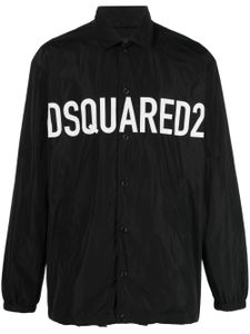 DSQUARED2 surchemise à logo imprimé - Noir