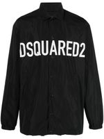 DSQUARED2 surchemise à logo imprimé - Noir - thumbnail