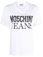 MOSCHINO JEANS t-shirt en coton à logo imprimé - Blanc - thumbnail