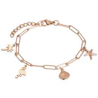 iXXXi Armband Bracelet with Charms Rosé