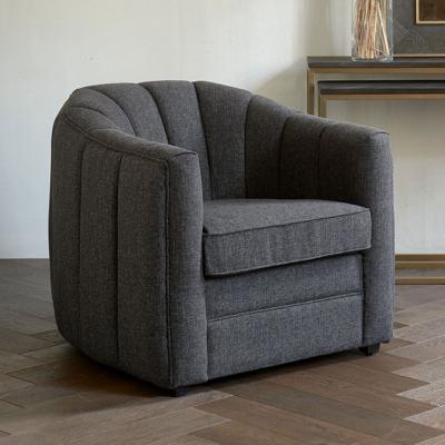 Rivièra Maison Fauteuil 'St. Lewis' Mélane Weave, kleur Carbon