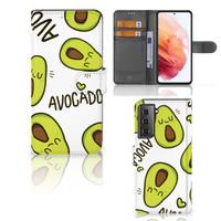 Samsung Galaxy S21 Leuk Hoesje Avocado Singing - thumbnail