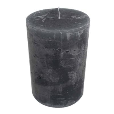 Grijze Stompkaars (20 x 10 cm)
