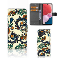 Wallet Case Samsung Galaxy A13 (4G) Barok Flower - thumbnail