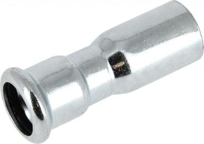 Bonfix Pressfittingen staalverzinkt CV Insteekverloopkoppeling Ø42 x 22 - insteek x press || (m-profiel)