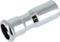 Bonfix Pressfittingen staalverzinkt CV Insteekverloopkoppeling Ø42 x 22 - insteek x press || (m-profiel)