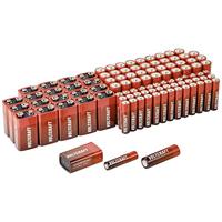 VOLTCRAFT Batterijset Mignon, Micro, 9 V blok 100 st.