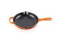 Le Creuset Kenmerkende geëmailleerde gietijzeren braadpan met handgreep en twee schenktuitjes, voor alle fornuizen en ovens, 23 cm, vulkanisch, 201822309