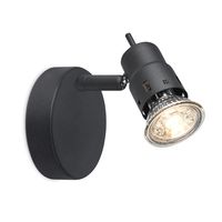 Light depot - LED opbouwspot Cilindro - zwart - Outlet - thumbnail