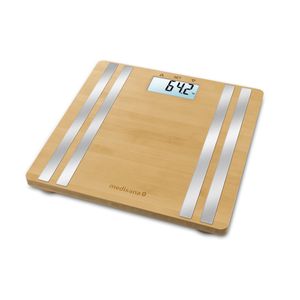 Medisana BS 550 Connect Digitale personenweegschaal Weegbereik (max.): 180 kg Bamboe Met Bluetooth