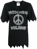 Moschino t-shirt à logo imprimé - Noir