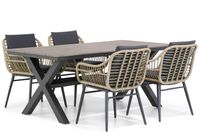 Coco Leonardo/Forest 180 cm dining tuinset 5-delig - thumbnail