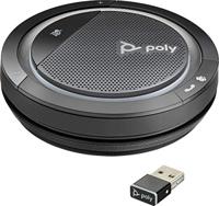 Poly Mobiele conferentieluidspreker 'Calisto 5300-M' met USB-C-aansluiting, incl. Bluetooth Stick BT600, Full Duplex-audio, spraakaankondiging, Microsoft Teams, zwart