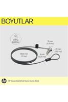 HP Essential Nano Combination Cable Lock