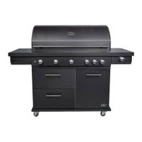 Boretti Imperatore Nero 5B Barbecue Verrijdbaar Gas Zwart 30300 W - thumbnail