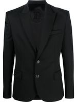 Balmain blazer à revers crantés - Noir