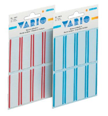 HERMA Name labels artificial silk 54x19 white/red 16 pcs. etiket