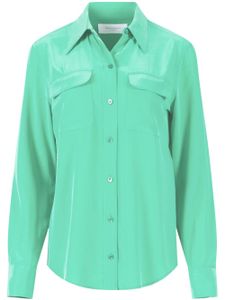 Equipment chemise Signature en soie - Vert