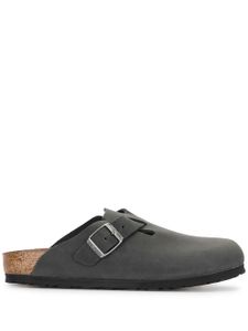 Birkenstock mules Boston à boucle - Noir