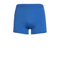 Protest zwemboxer Carst blauw