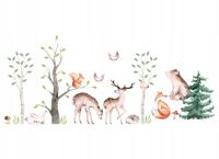 Muursticker - Bos en Dieren / 02 - thumbnail