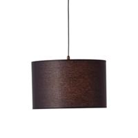 Brillant | Esher hanglamp 38cm zwart | 1x A60, E27, 40W, geschikt voor normale lampen (niet meegeleverd)