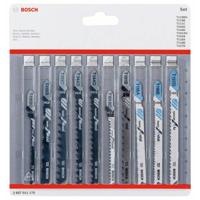 Bosch Accessories 2607011170 Decoupeerzaagbladenset Wood and Metal, 10-delig 10 stuk(s)