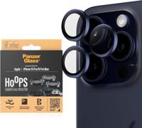 PanzerGlass™ Hoops camera lensbeschermer voor Apple iPhone 15 Pro | Pro Max - bescherming met stijl, schokbestendig glas, blauw