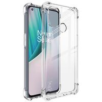 Imak Anti-kras OnePlus Nord N100 TPU Cover met Screenprotector - Doorzichtig