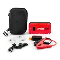 GYS, Nomad Power 400, starter/booster draagbare lithiumbatterij, 1200 A, voertuigen 12 V (motorfiets, auto), veilige start, externe batterij 3 Ah (powerbank), ledlamp, lcd-display