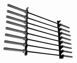 Toorx Wall Barbell Rack - Gunrack voor 8 halterstangen