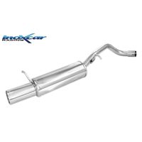 InoxCar uitlaat passend voor Volkswagen Polo 9N 1.4 75pk 2001-2008 1x102mm IXWPO16102 - thumbnail