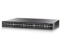 Cisco SG300-52P-K9-EU Gigabit Ethernet (50 10/100/1000 PoE-poorten, 2 combo mini-GBIC-poorten)