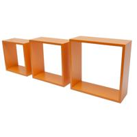 Duraline Wandkubus - set van 3 - Oranje Gelakt 12mm 30x30x12cm
Duraline Wandkubus - set van 3 - Oranje Gelakt 12mm 30x30x12cm