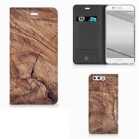 Huawei P10 Plus Book Wallet Case Tree Trunk