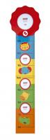 Fisher Price houten groeimeter dieren 104 cm