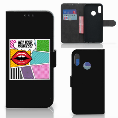 Huawei P Smart 2019 Wallet Case met Pasjes Popart Princess