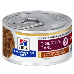 Hill&apos;s Prescription Diet I/D Digestive Care stoofpotje voor kat met kip & groenten blik 1 tray (24 x 82 g)