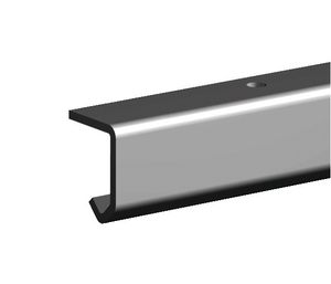 Schuifdeurrail voor schuifhordeur - 150 cm - Aluminium