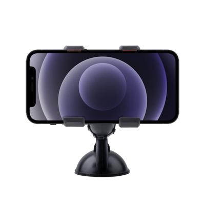 Shop4 - iPhone 12 mini Autohouder Raamhouder Klem Zwart Shop4 - iPhone 12 mini Autohouder Raamhouder Klem Zwart