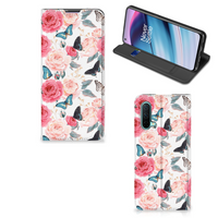 OnePlus Nord CE 5G Smart Cover Butterfly Roses - thumbnail