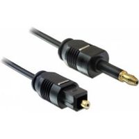 Delock 82876 Kabel Toslink Standaard male > Toslink mini 3,5 mm male 2 m - thumbnail