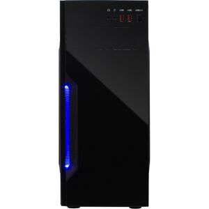 Inter-Tech B-42 Midi-tower PC-behuizing Zwart