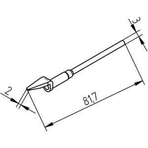 Ersa Auslötspitzen-Satz Desoldeerpunt Grootte soldeerpunt 2 mm Inhoud: 1 stuk(s)