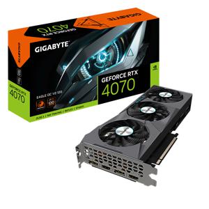 Gigabyte Nvidia GeForce RTX 4070 Videokaart EAGLE OC V2 12 GB GDDR6X-RAM PCIe x16 DisplayPort, HDMI Overclocked