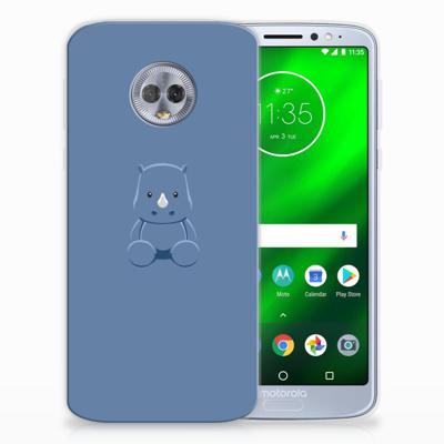 Motorola Moto G6 Plus Telefoonhoesje met Naam Baby Rhino Motorola Moto G6 Plus Telefoonhoesje met Naam Baby Rhino