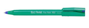 Pentel Fine Point R50 Blauw Stick balpen Fijn 12 stuk(s)