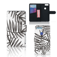 OnePlus 5T Hoesje Leaves Grey